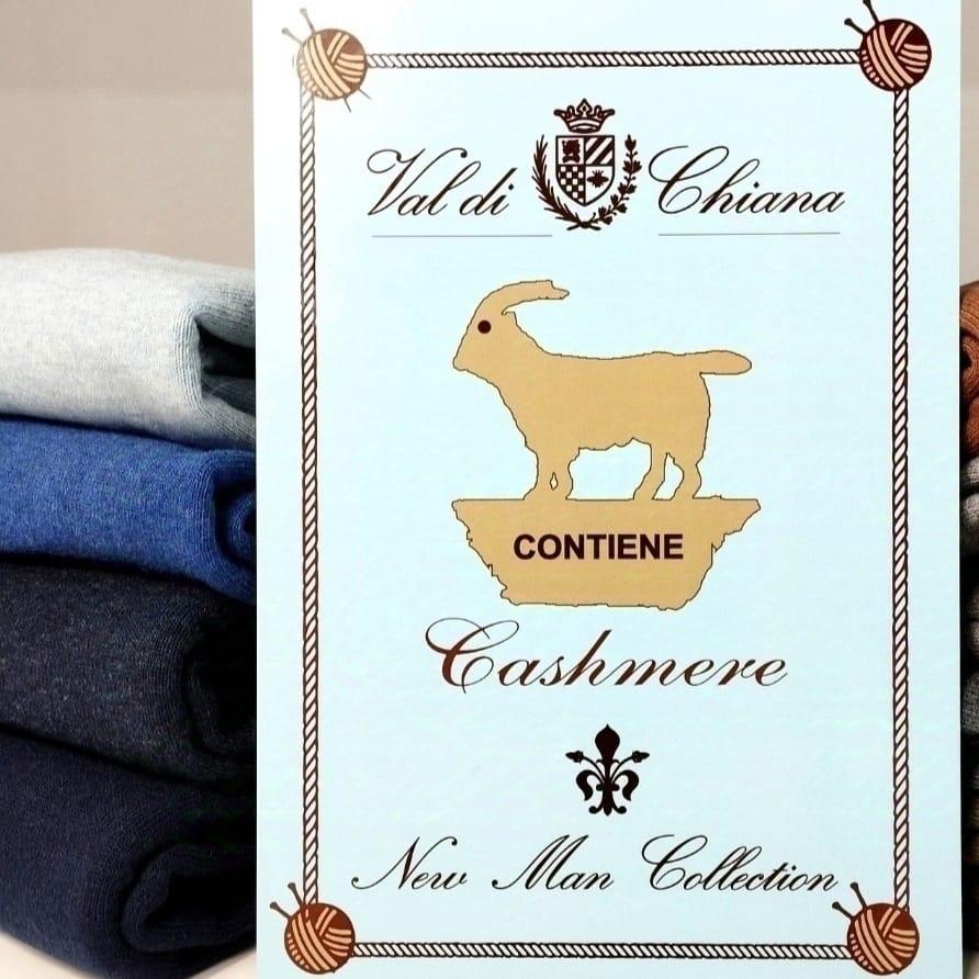 Girocollo uomo beige Brand Val di Chiana