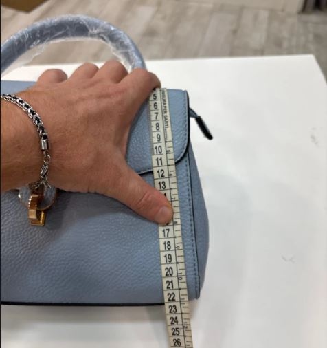 Borsa azzurra Pierre Cardin