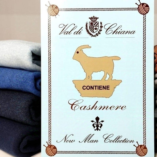 Girocollo uomo Val di Chiana colore azzurro