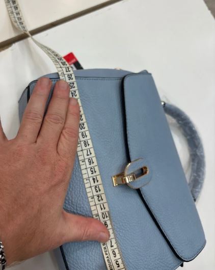 Borsa azzurra Pierre Cardin