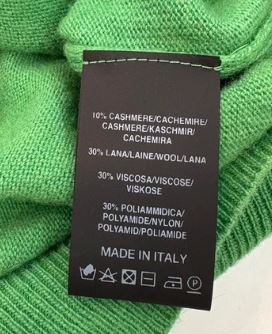 Girocollo colore verde Brand Val di Chiana