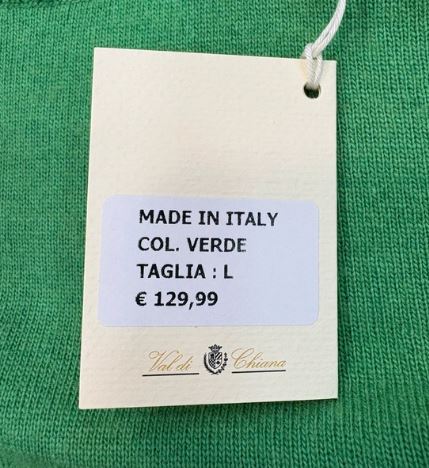 Girocollo colore verde Brand Val di Chiana