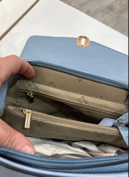 Borsa azzurra Pierre Cardin